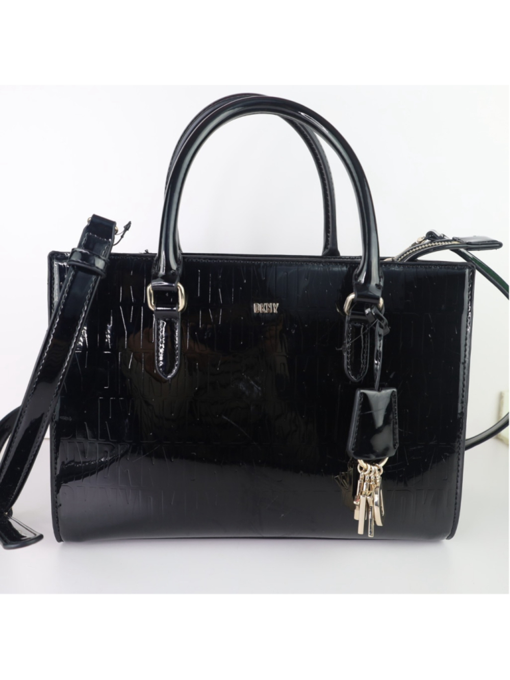 Dkny Perri Box Satchel Black
